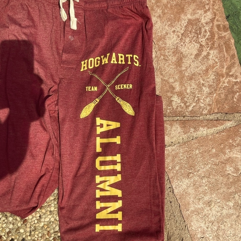 Harry Potter, lightweight, long, red, Pajama Pants, Size S/M
